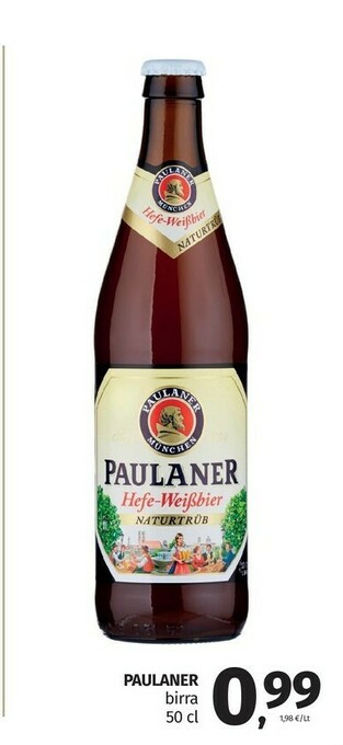 Pam Paulaner Naturtrub 500 G(ml) offerta
