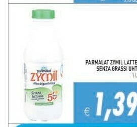 Gros Parmalat Latte parzialmente scremato offerta
