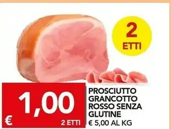 TuoDi Prosciutto Grancotto Rosso Senza Glutine offerta