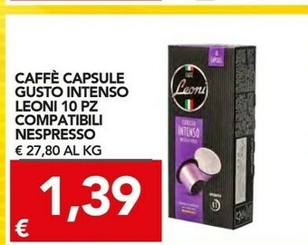 TuoDi Intenso Cialde caffè offerta