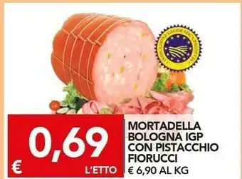 TuoDi Fiorucci Mortadella Bologna Igp Con Pistacchio offerta