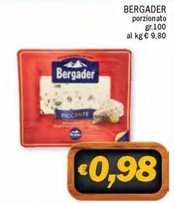 Ard Discount Bergader porzionato gr.100 offerta