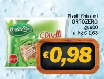 Ard Discount OrtoZero Piselli finissimi gr. 600 offerta