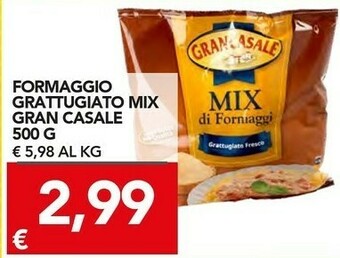TuoDi Gran casale Formaggio Grattugiato offerta