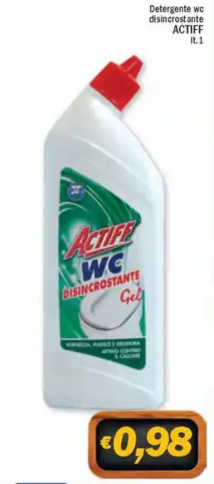 Ard Discount Actiff Detergente wc disincrostante lt. 1 offerta