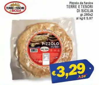 Ard Discount Terre e Tesori di Sicilia Pizzolo da farcire gr. 280x2 offerta