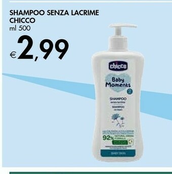 Bennet Chicco Shampoo Senza Lacrime offerta