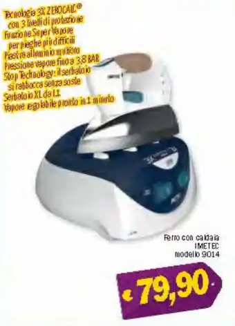 Imetec Ferro con caldaia modello 9014