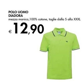 Bennet Diadora Polo Uomo offerta