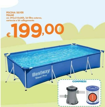 Bennet Bestway Piscina Silver Frame offerta
