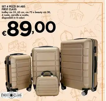 Bennet Set 4 Pezzi In Abs First Class offerta