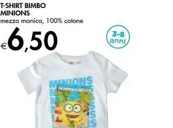 Bennet Minions T-shirt Bimbo offerta