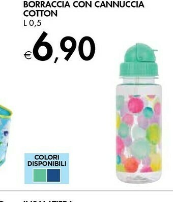 Bennet Borraccia Con Cannuccia Cotton offerta