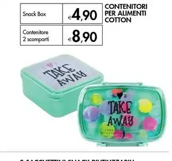 Bennet Contenitori per Alimenti Cotton offerta