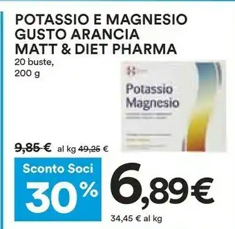 Coop Matt Integratori alimentari offerta