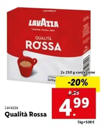 Italmark Lavazza Qualità Rossa 2x 250 g offerta