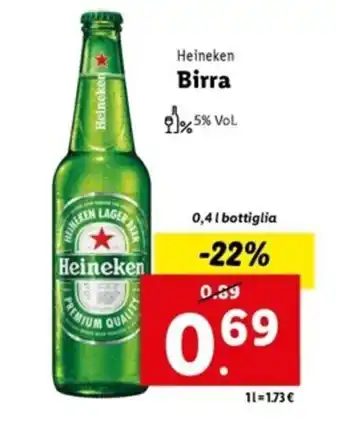 Italmark Heineken Birra 0,4 l offerta