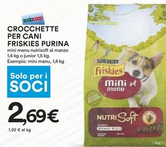 Coop Friskies Cibo per cani offerta
