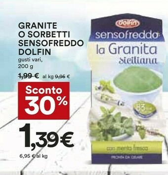 Coop Dolfin Sorbetto offerta