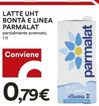Coop Parmalat Latte parzialmente scremato offerta