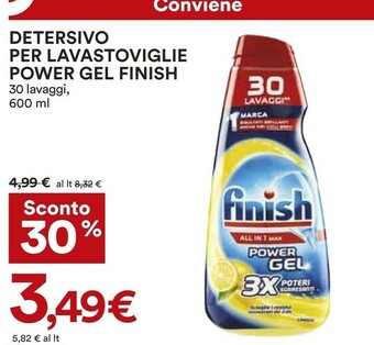 Coop Finish Detersivo lavastoviglie offerta
