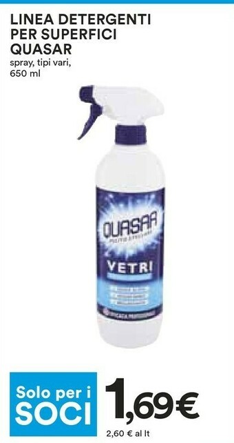 Coop Quasar Pulizie di casa offerta