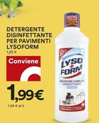 Coop Lysoform Pulizia pavimenti offerta