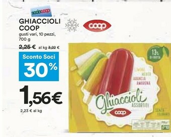 Coop Ghiaccioli offerta
