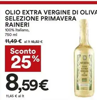 Coop Raineri Olio extravergine di oliva offerta
