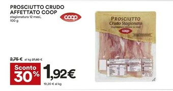 Coop Prosciutto crudo offerta