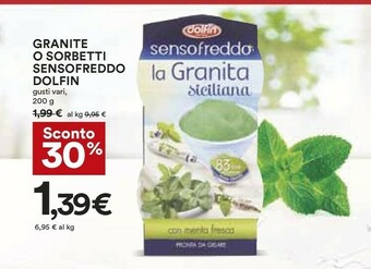 Coop Dolfin Sorbetto offerta