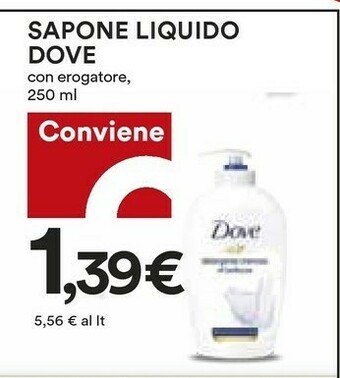 Coop Dove Sapone liquido offerta