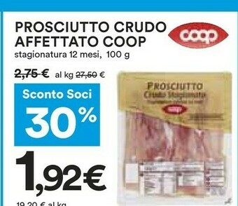 Prosciutto crudo