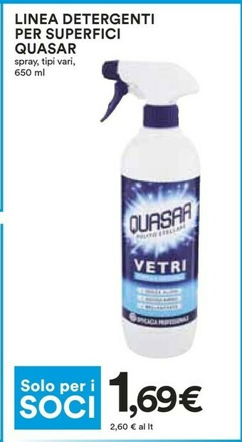 Coop Quasar Pulizie di casa offerta