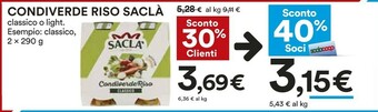 Coop Saclà Conserve offerta
