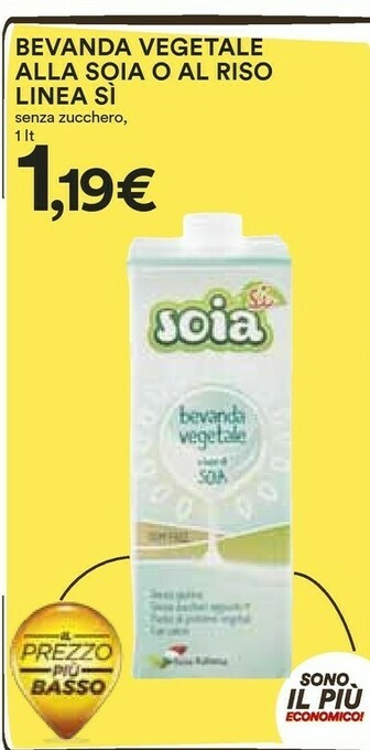 Coop Latte di soia offerta