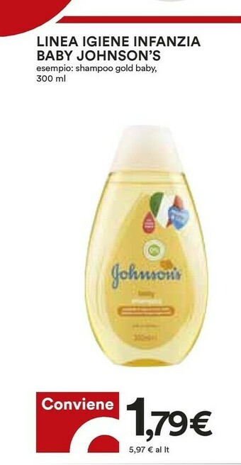 Coop Johnson's Shampoo offerta