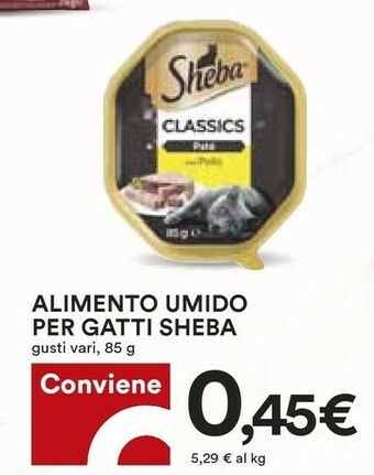 Coop Sheba Cibo per gatti offerta