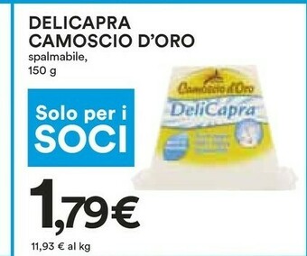 Coop Camoscio d'Oro Formaggio offerta