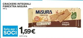 Coop Misura Crackers offerta