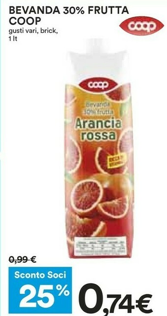 Coop Bevande analcoliche offerta