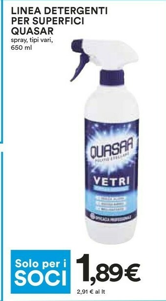 Coop Quasar Pulizie di casa offerta