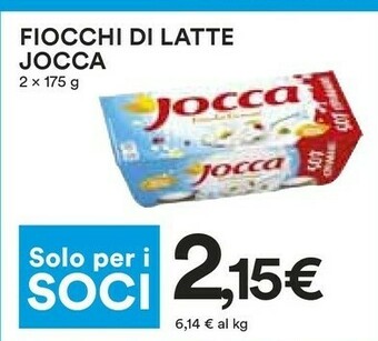 Coop Jocca Latticini offerta