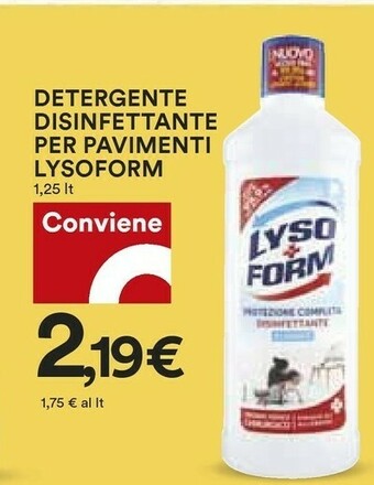 Coop Lysoform Pulizia pavimenti offerta