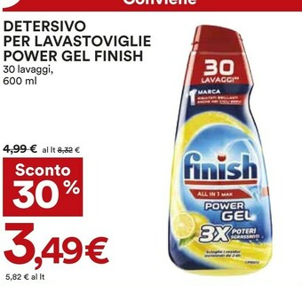 Coop Finish Detersivo lavastoviglie offerta