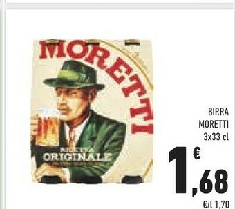 Conad Moretti Birra 3 X 33 Cl offerta