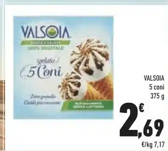 Conad Valsoia 5 Coni 375 G offerta