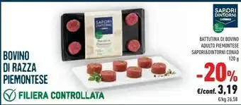 Conad Battutina Di Bovino Adulto Piemontese offerta