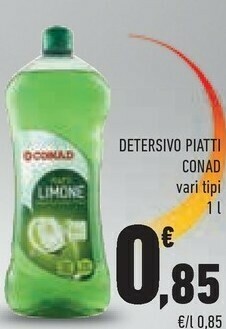Conad Conad Detersivo Piatti offerta