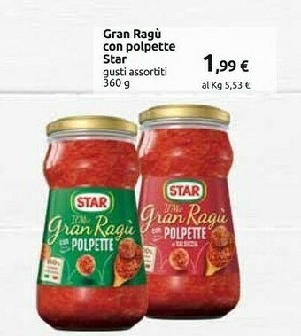 Carrefour Star Ragù offerta
